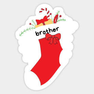 Christmas Stocking With Brother Label Sticker